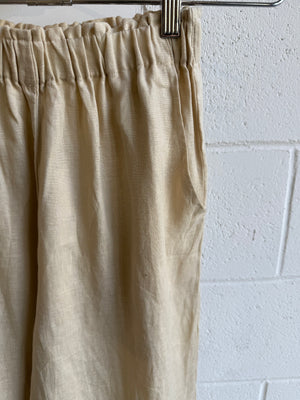 Here. - Linen Wide Pants