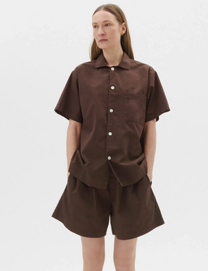 Tekla - Cotton Poplin Pyjamas Shorts